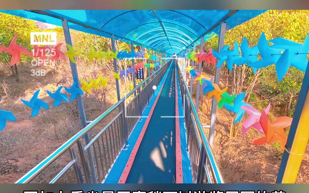 景区魔毯采用坐式运送