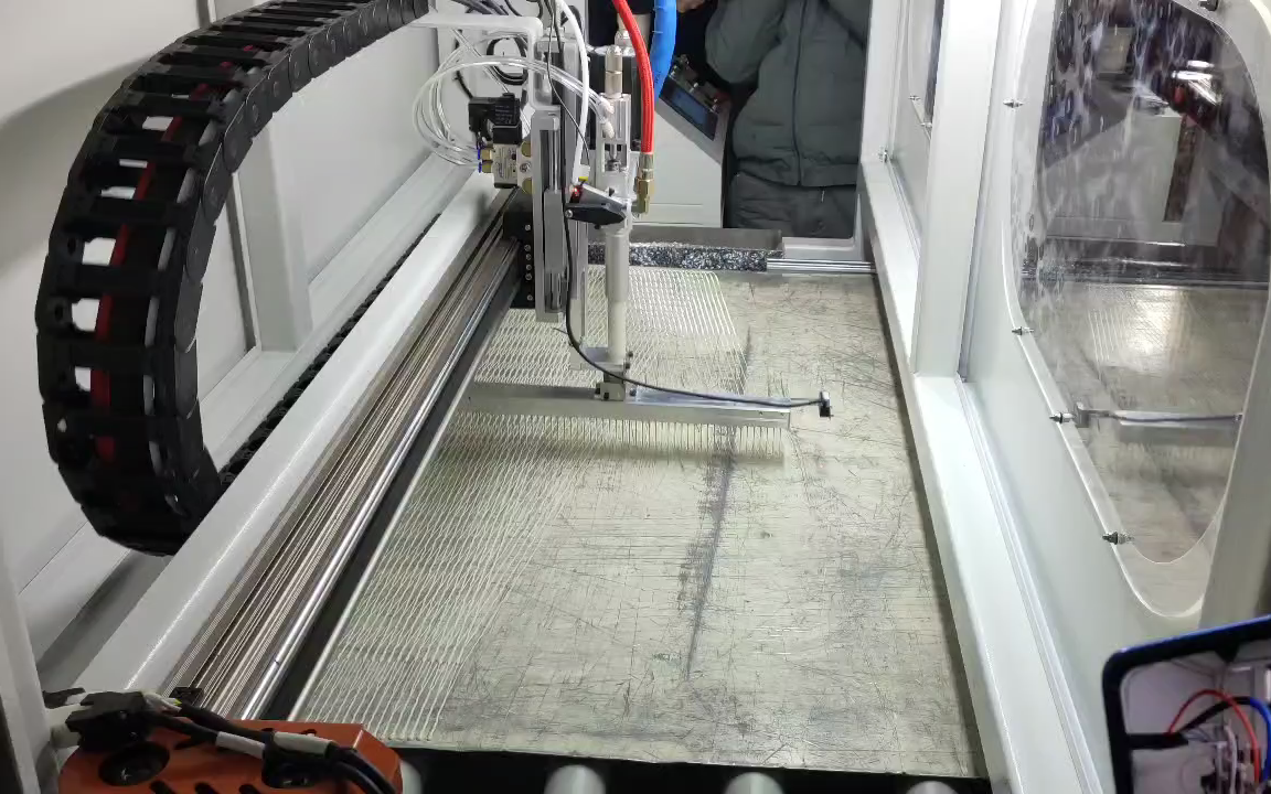 蜂窝板淋胶机铝蜂窝板淋涂胶工艺