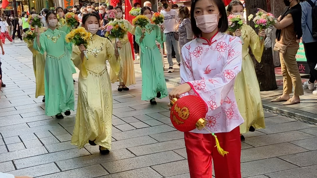 [图]横濱中華街的国庆活动