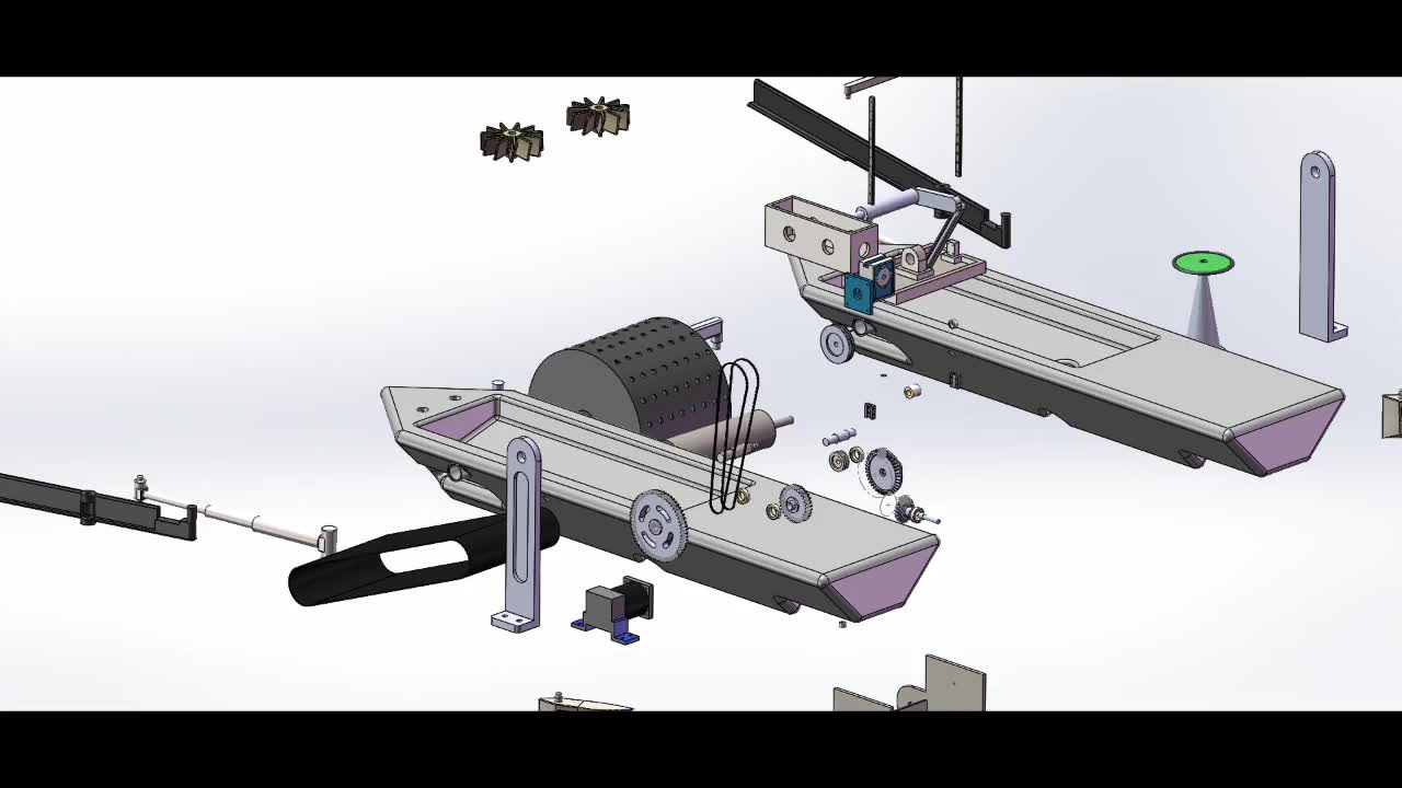 课设solidworks爆炸图