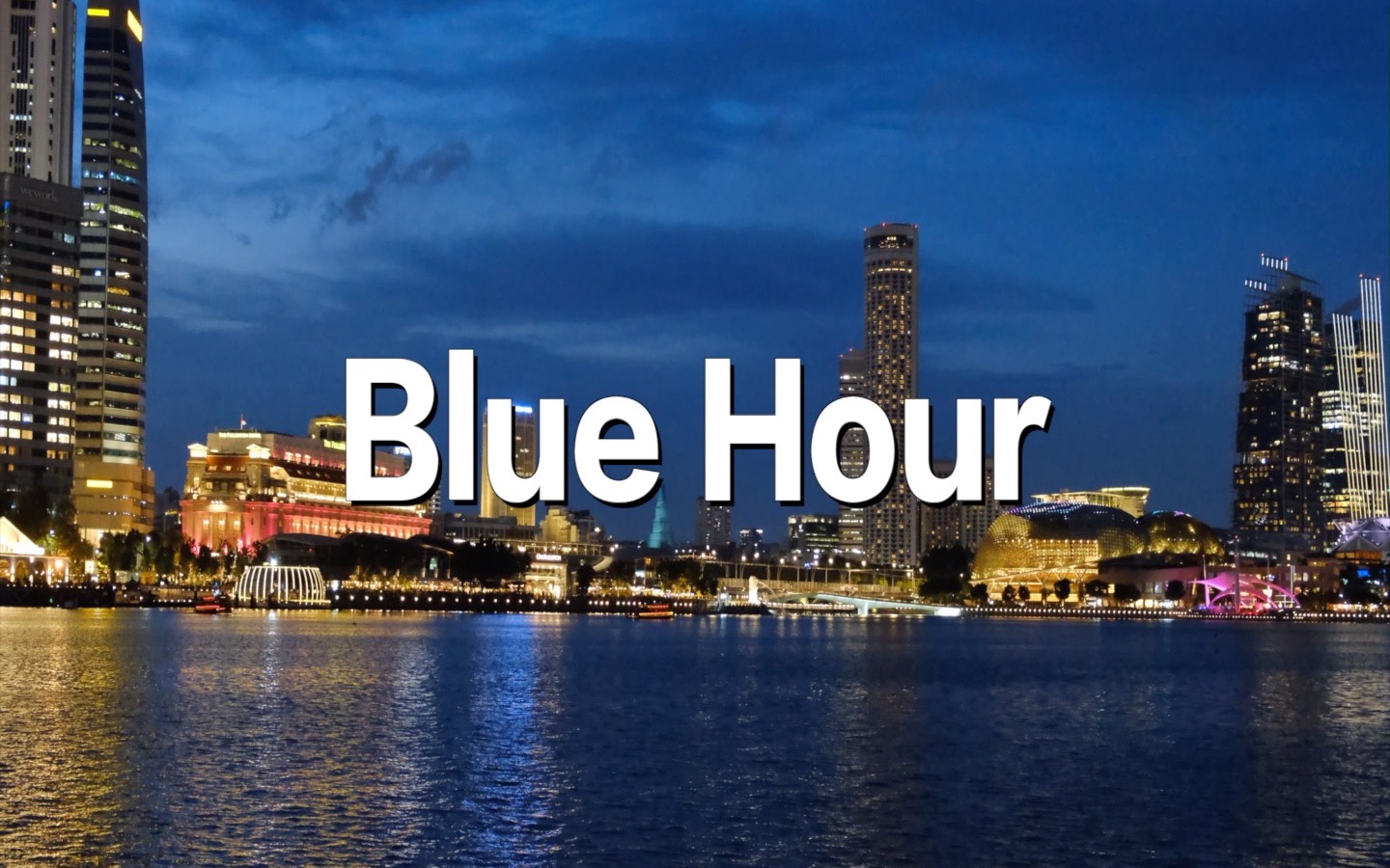 新加坡滨海湾|蓝调时间blue hour|富士xt-4