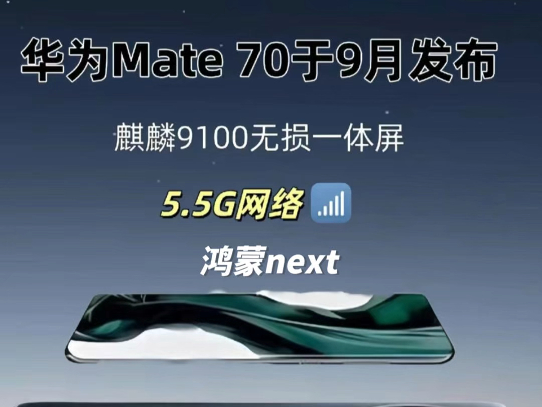 华为 Mate70 系列将装配全新的麒麟 9100 处理器,此款由华为自主研发的处理器,把手机的运行速度以及 AI 处理能力提升到了全新的高度.哔哩哔哩bilibili