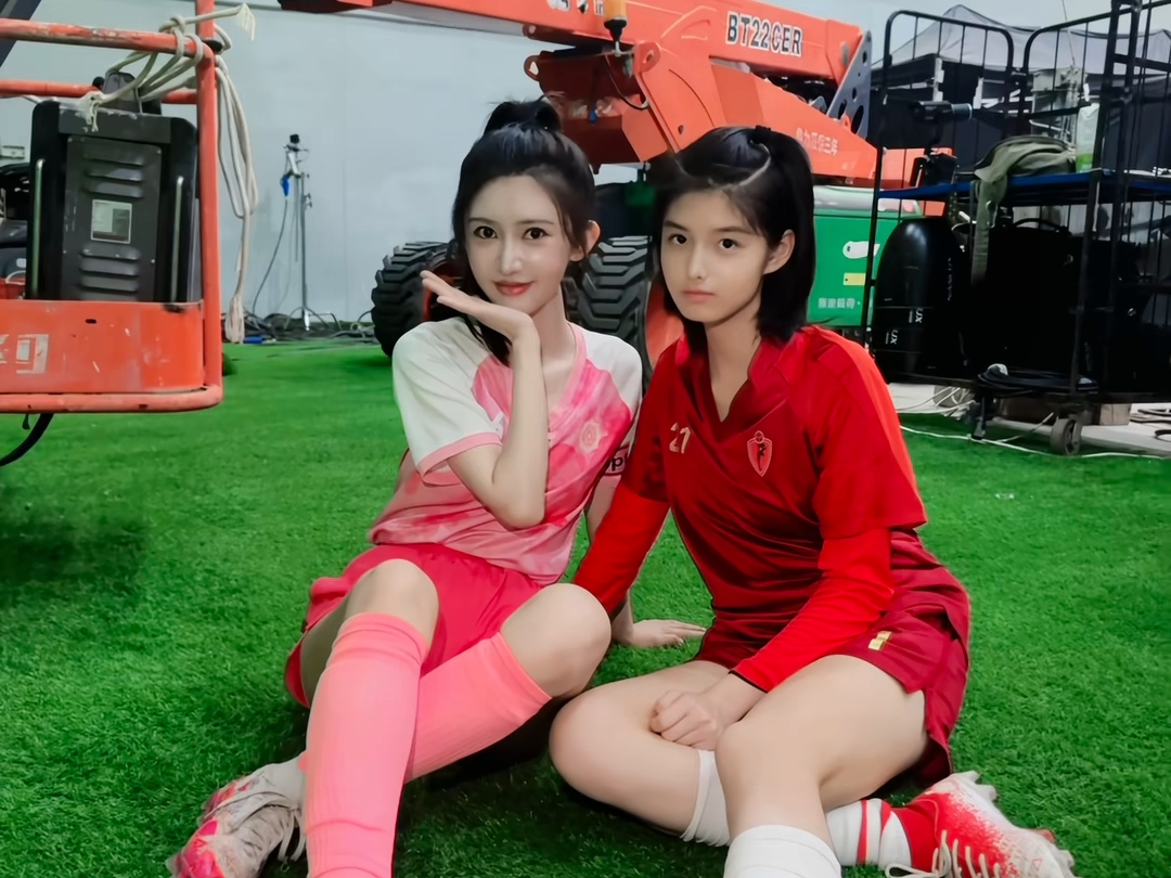 功夫女足美女演员，她来了