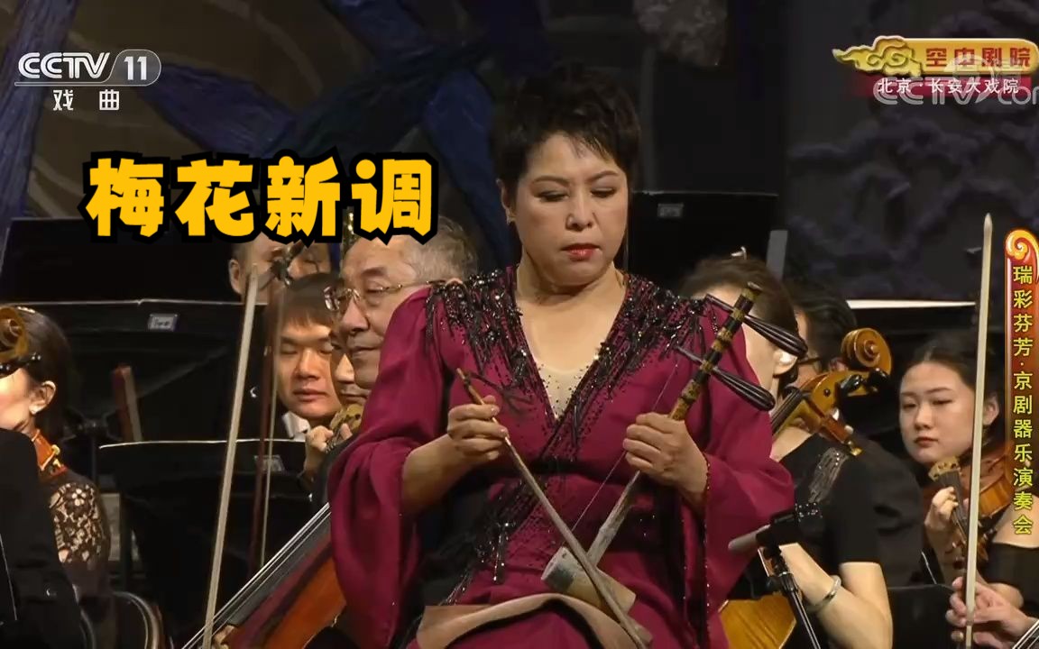 [图]空中剧院片头曲《梅花新调》京胡名家甄瑞芬演奏