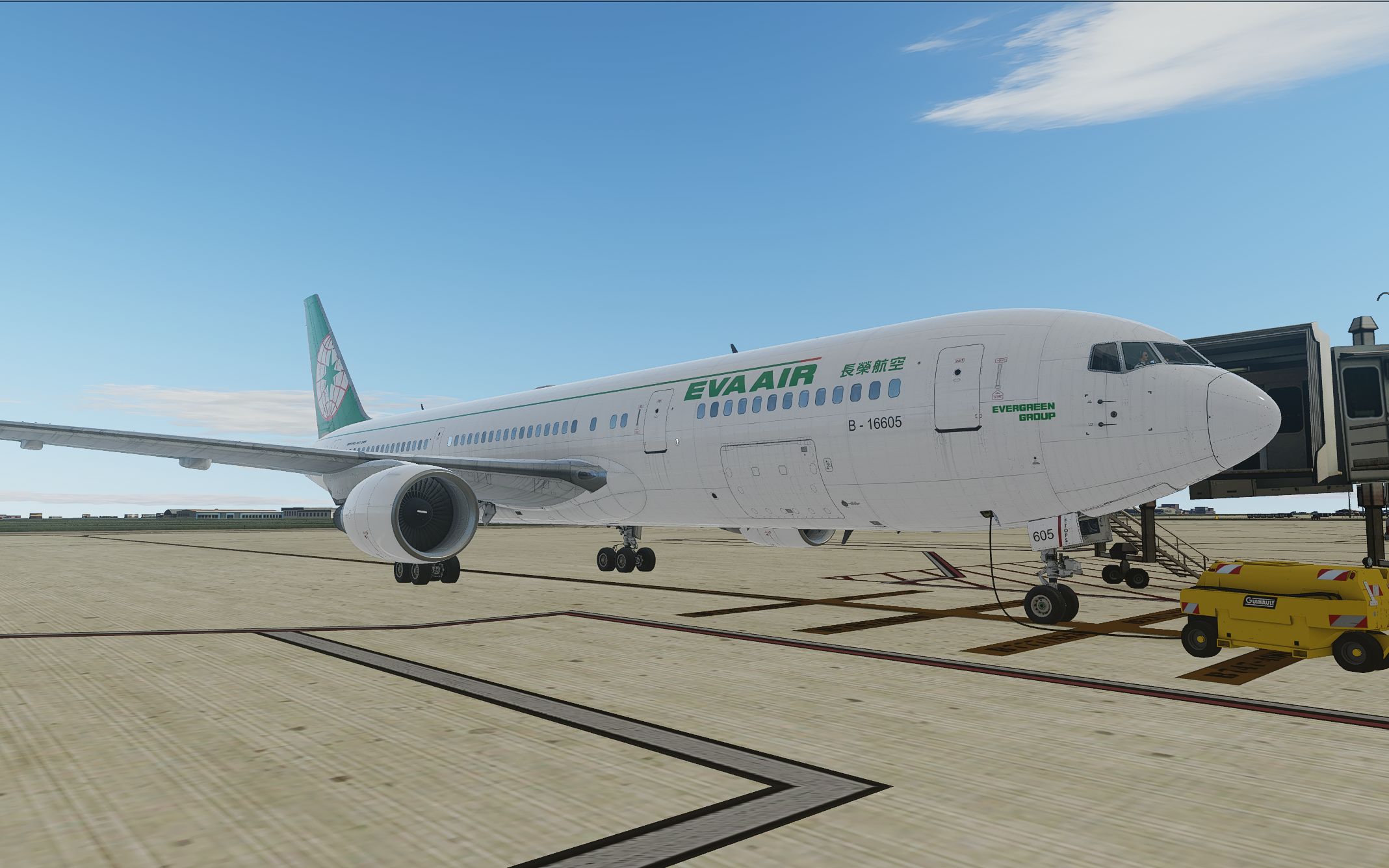 2 长荣航空767深圳宝安-台北桃园 -91ft/min轻着陆_哔哩哔哩bilibili