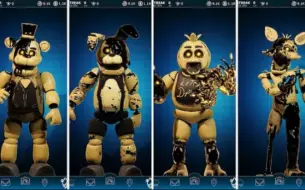 Download Video: 【FNAF AR同人动画】班迪与墨水机器系列风格的FNAF一代组模型展示