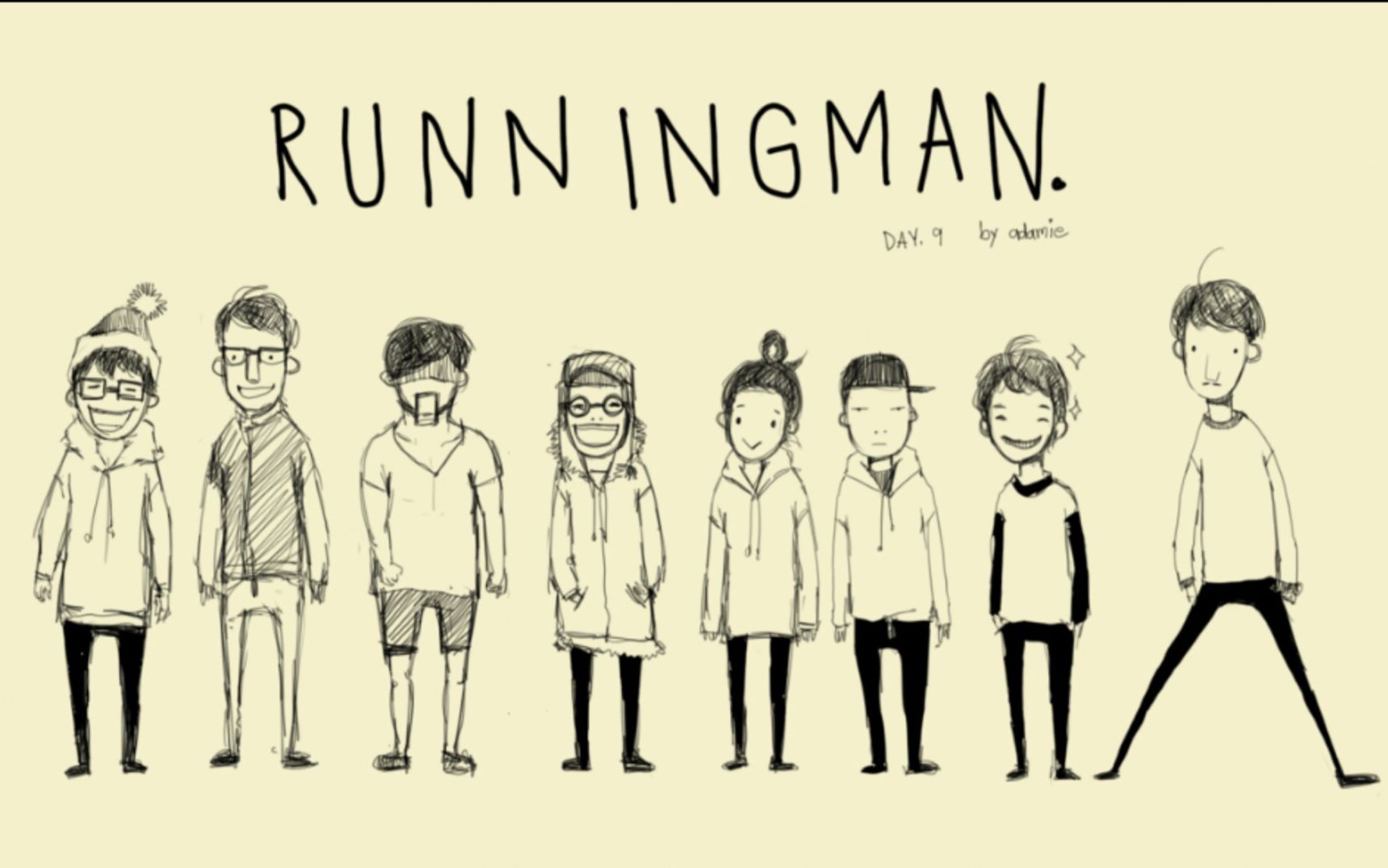 runningman动画壁纸图片