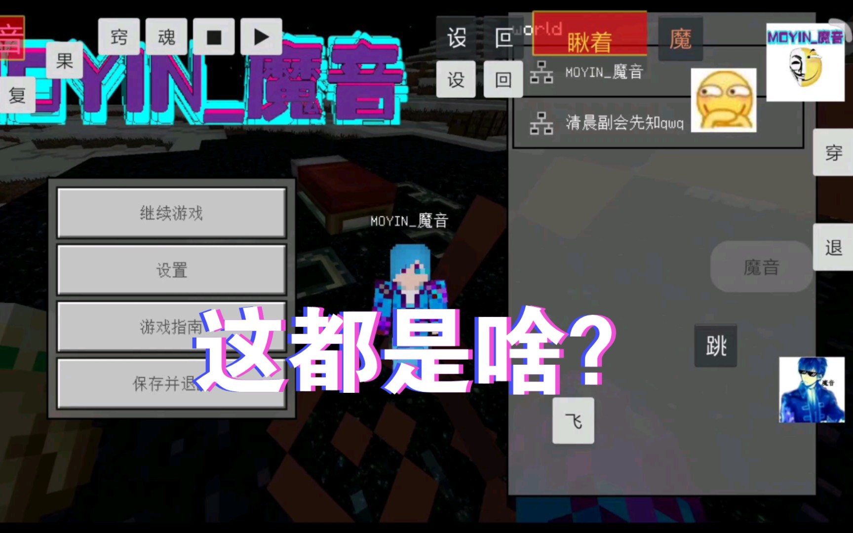 【MC】听说都想看看魔音的插件都是什么功能②哔哩哔哩bilibili我的世界解说