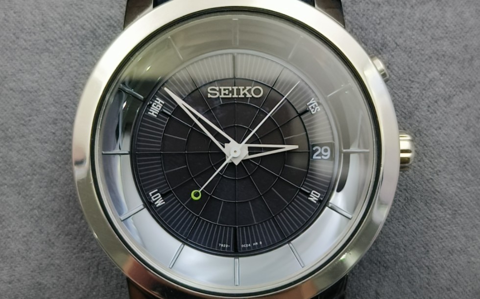 精工7b22光动能电波男表