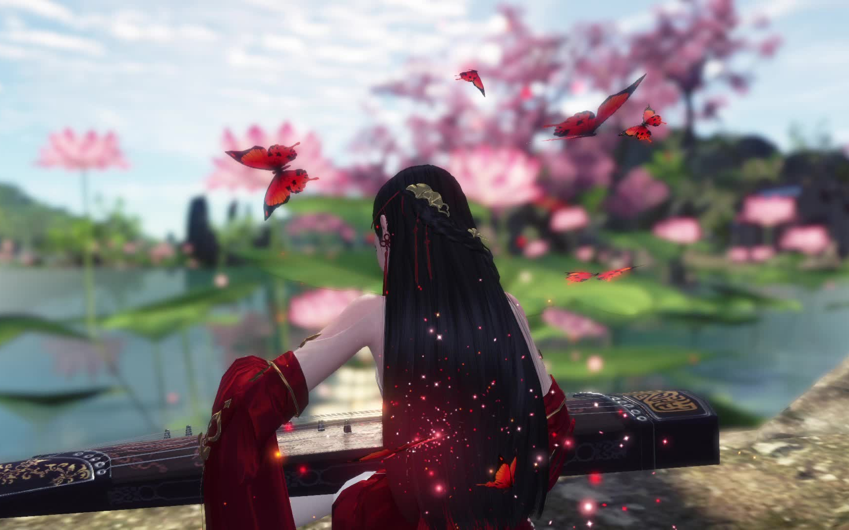 【天涯明月刀】听说这游戏还可以自动弹琴?