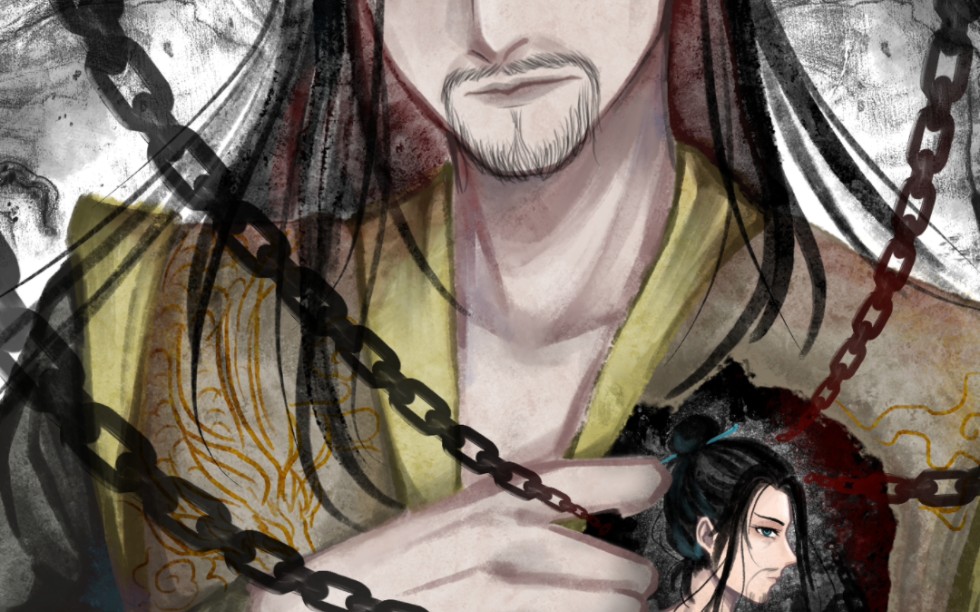 【笑傲江湖|左冷禅 左岳】绘画过程