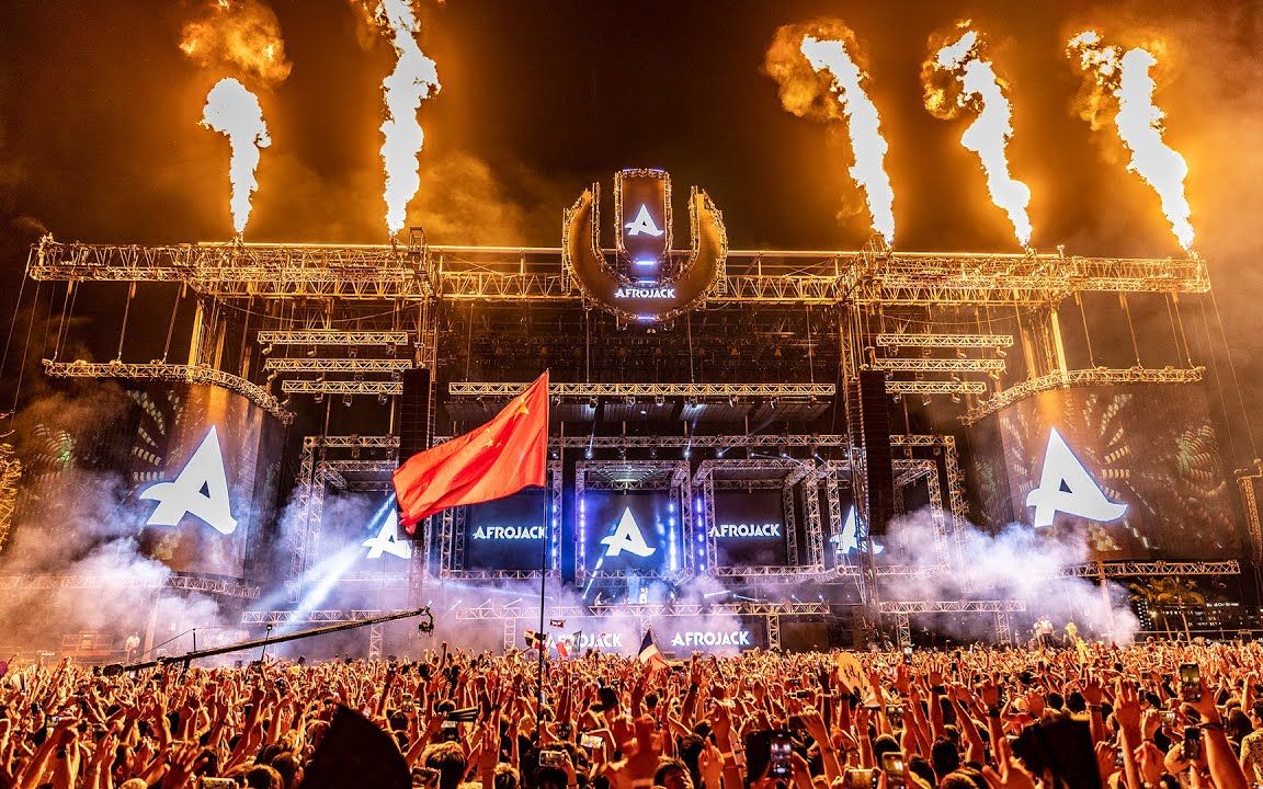 [4k]afrojack live ultra music festival miami 2022_哔哩哔哩_bili