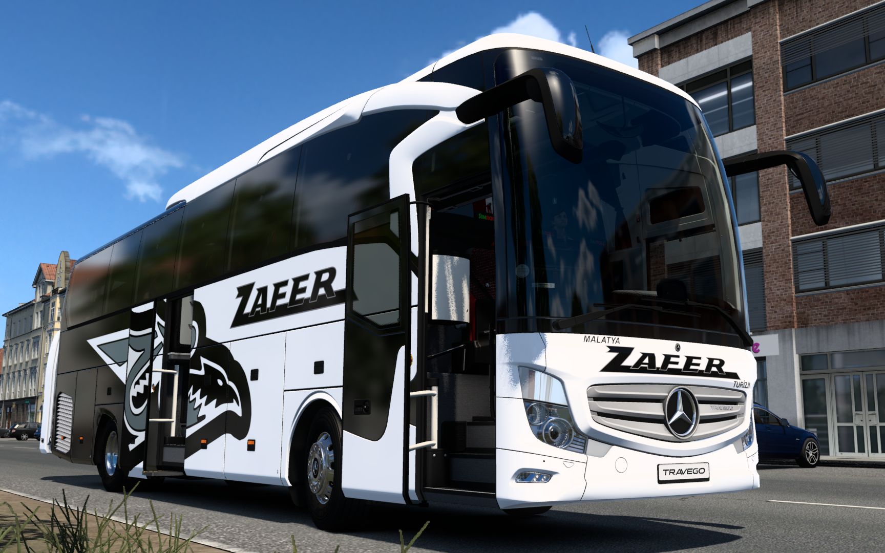 欧卡2mod:奔驰new travego 15 shd 1.47