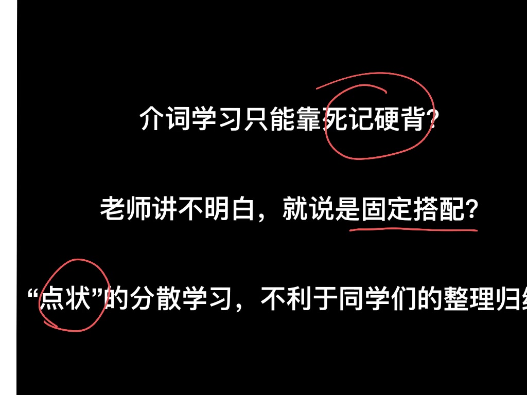 [图]【熊老师】介词漫谈— 教你理解英语中介词的使用规则与方法，不是只有固定搭配。