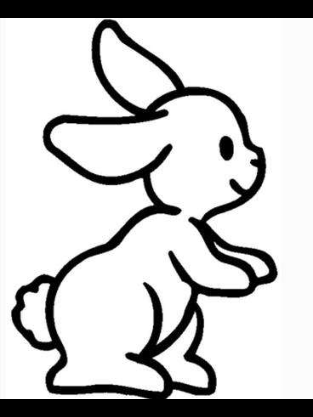 活动作品画兔子