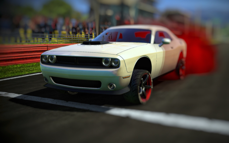 carx「谁说美国肌肉车不会跑拉力的,道奇challenge奥山试跑」