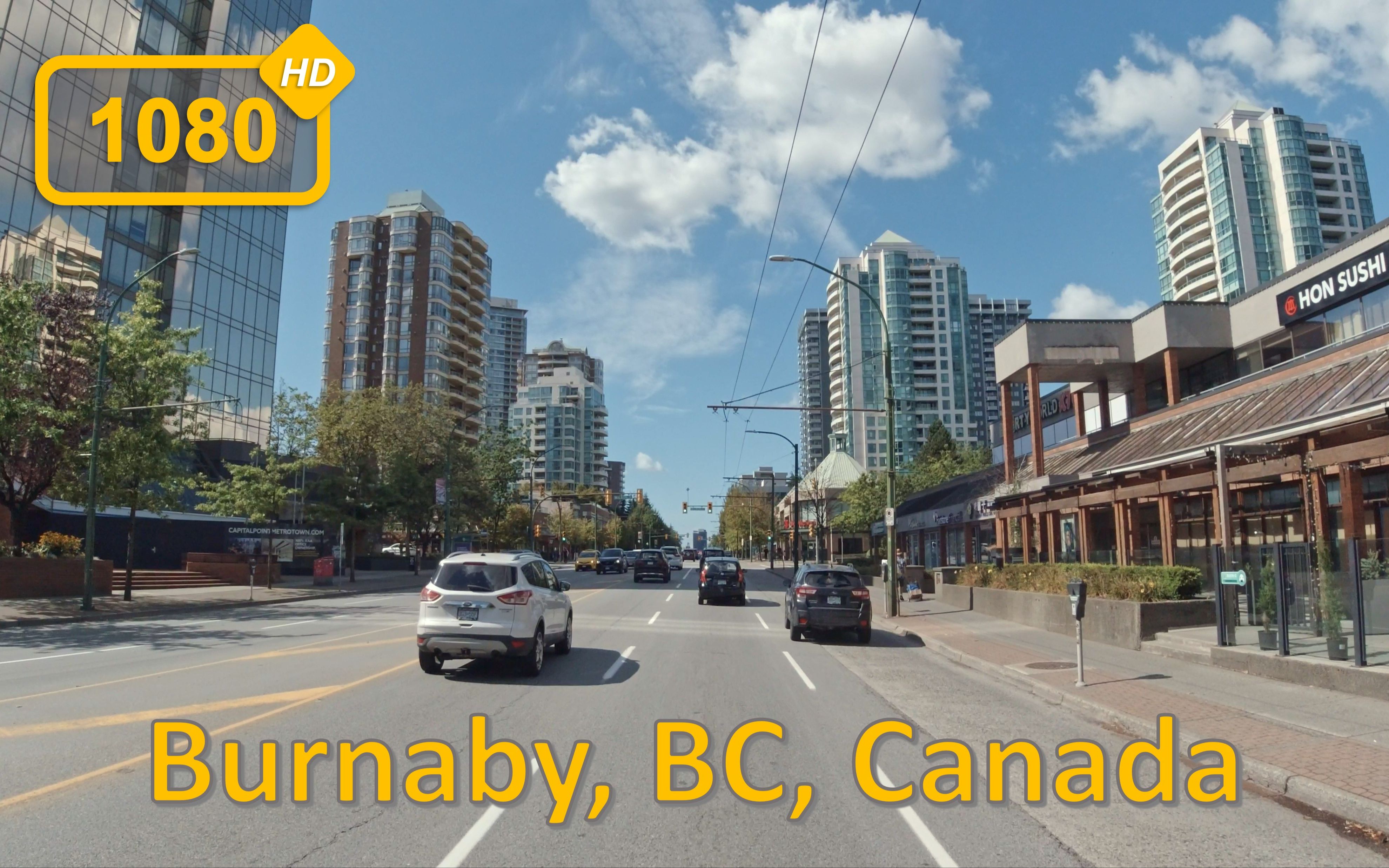 本拿比,英属哥伦比亚,加拿大 Driving in Burnaby, BC, Canada  行车旅游Vlog哔哩哔哩bilibili