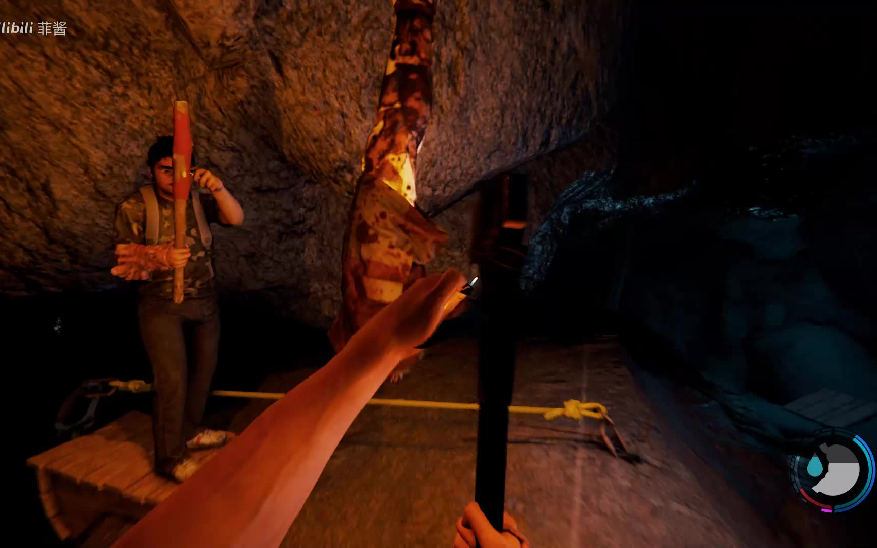 《森林》双人生存p5 洞穴中的多腿怪与尸婴