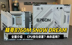 Download Video: 精粤B760M Snow Dream介绍