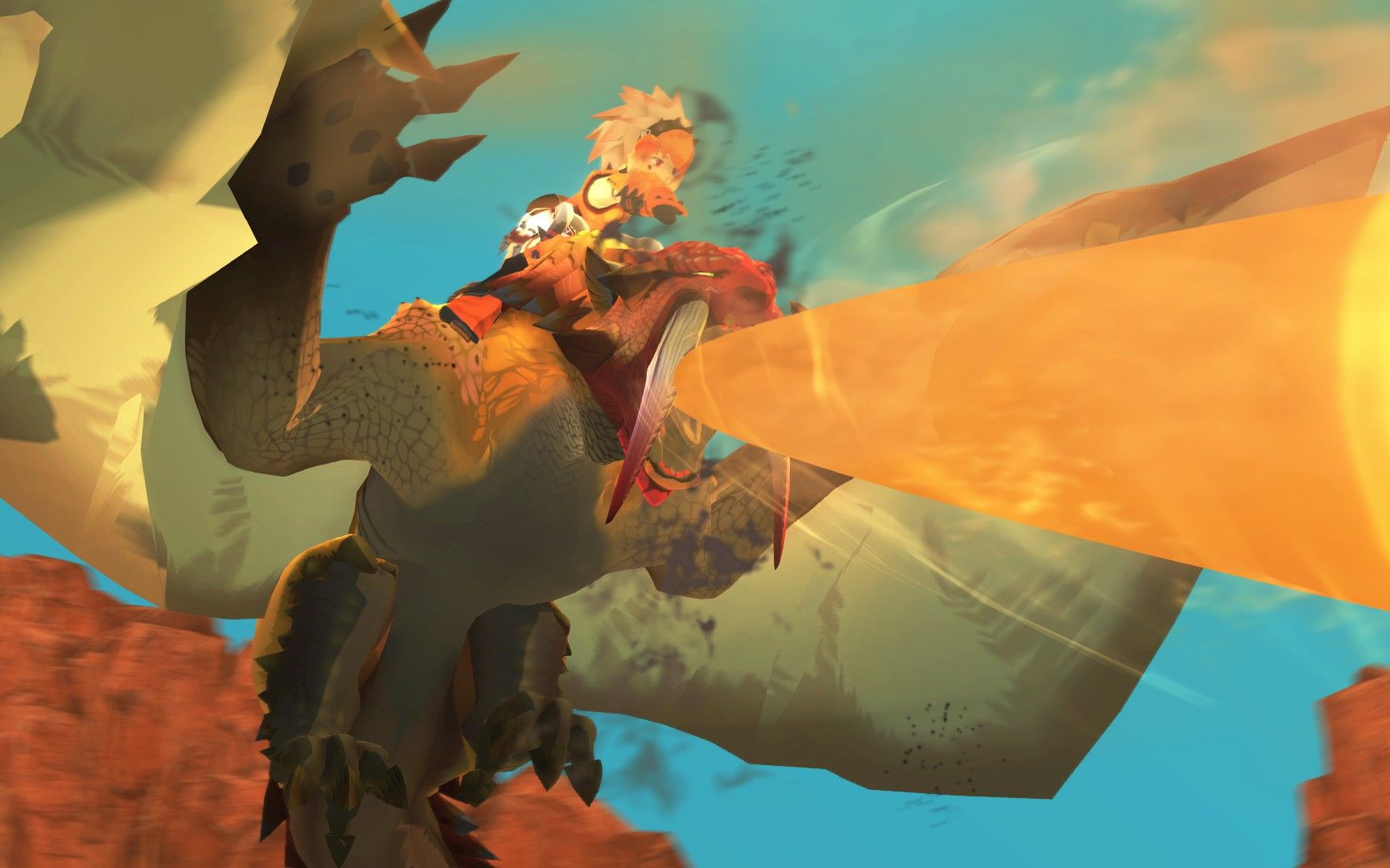 怪物猎人物语2(还原行动第六期)沙卷.岚牙 风牙龙