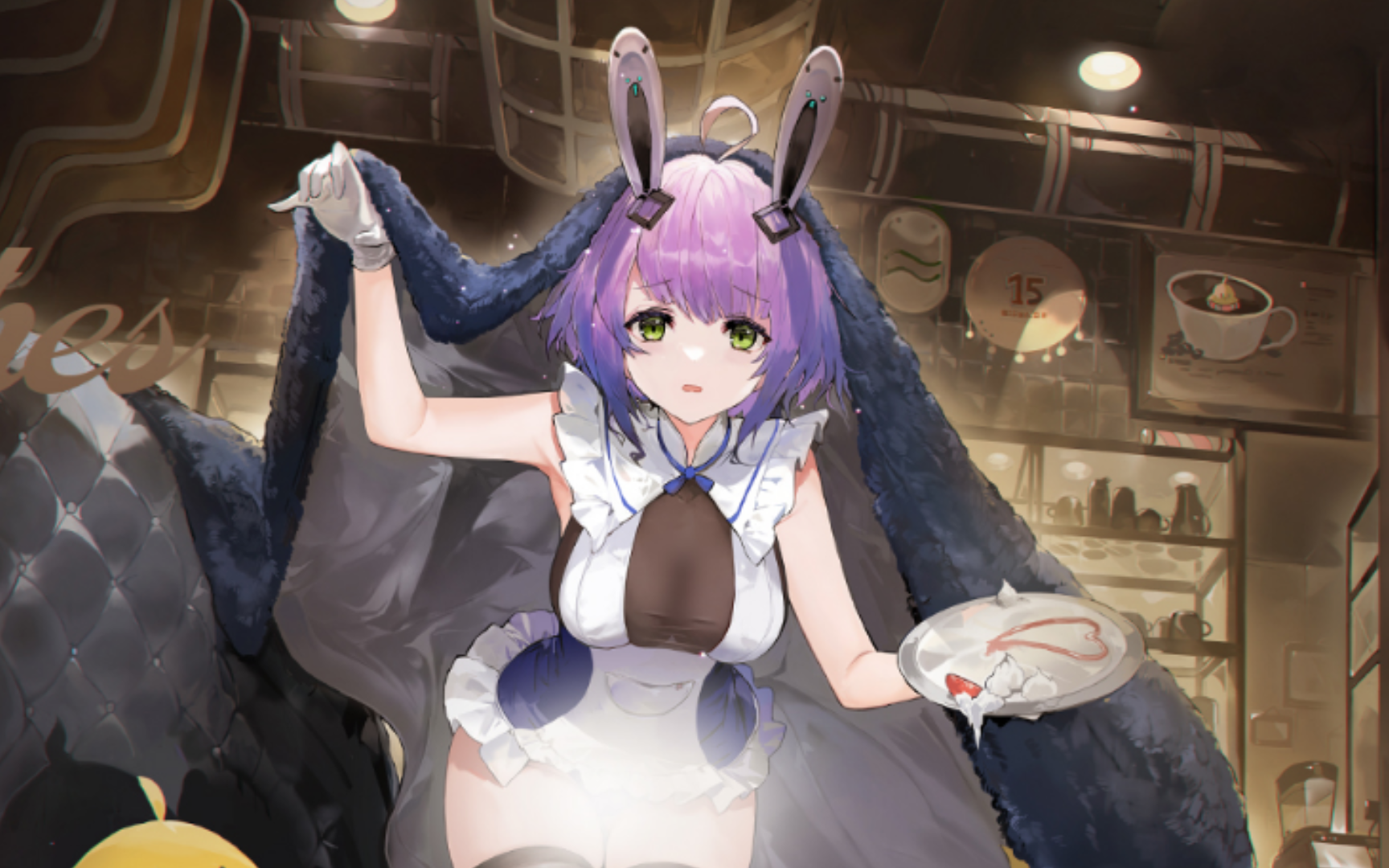 【碧蓝航线】改造完成的新晋女仆 休斯顿Ⅱ换装——新晋女仆已就绪