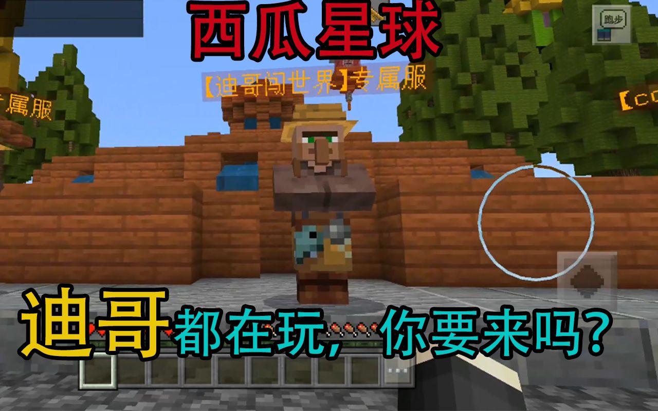 小振很疯狂连迪哥都在玩的手机服务器西瓜星球你要来吗