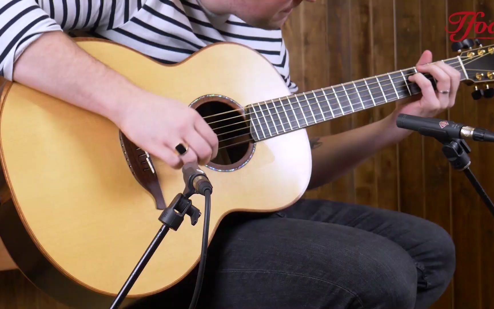 lowdenf50非洲黑木阿迪朗达克云杉bevel原声吉他试弹