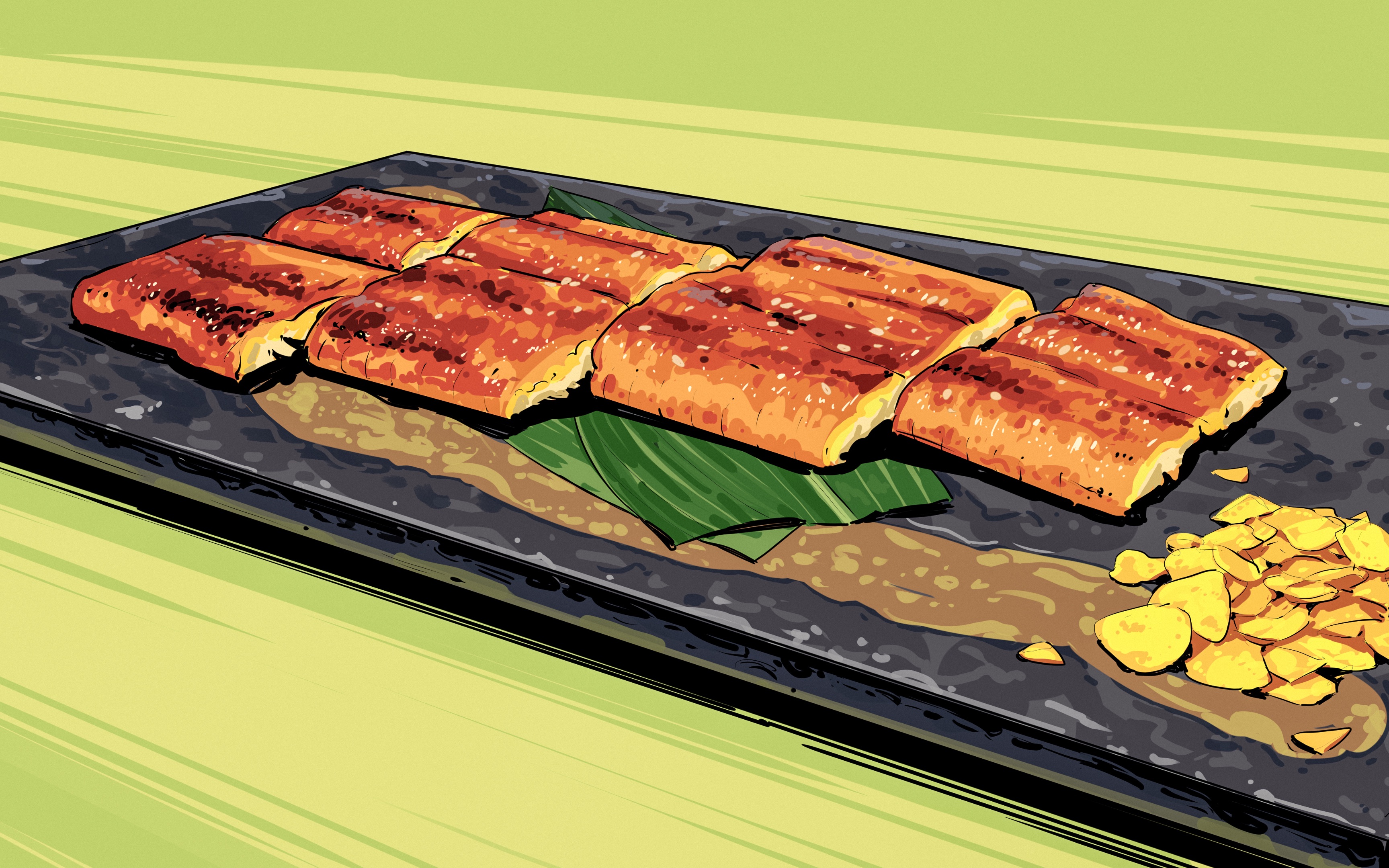 日式烤鳗鱼,地道中国菜