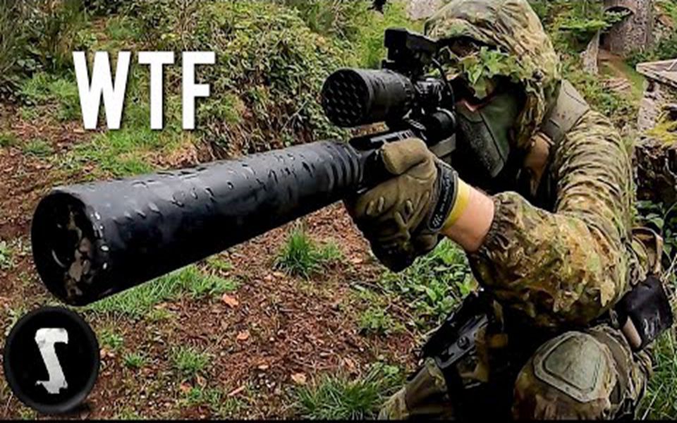 biggest suppressor in the world quietest sniper rifle_!