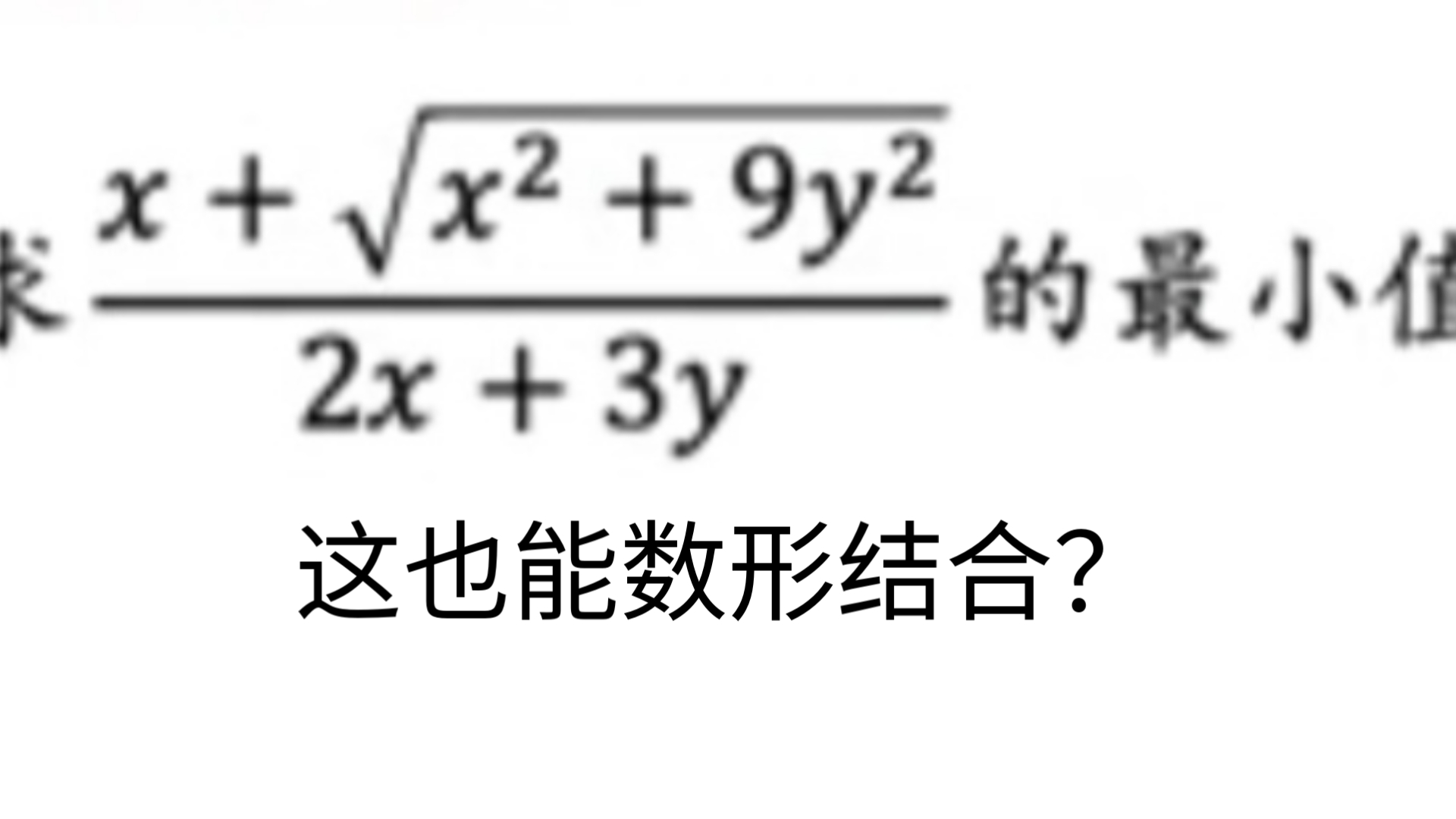 顶级数学思维:最值题,数形结合秒了!哔哩哔哩bilibili