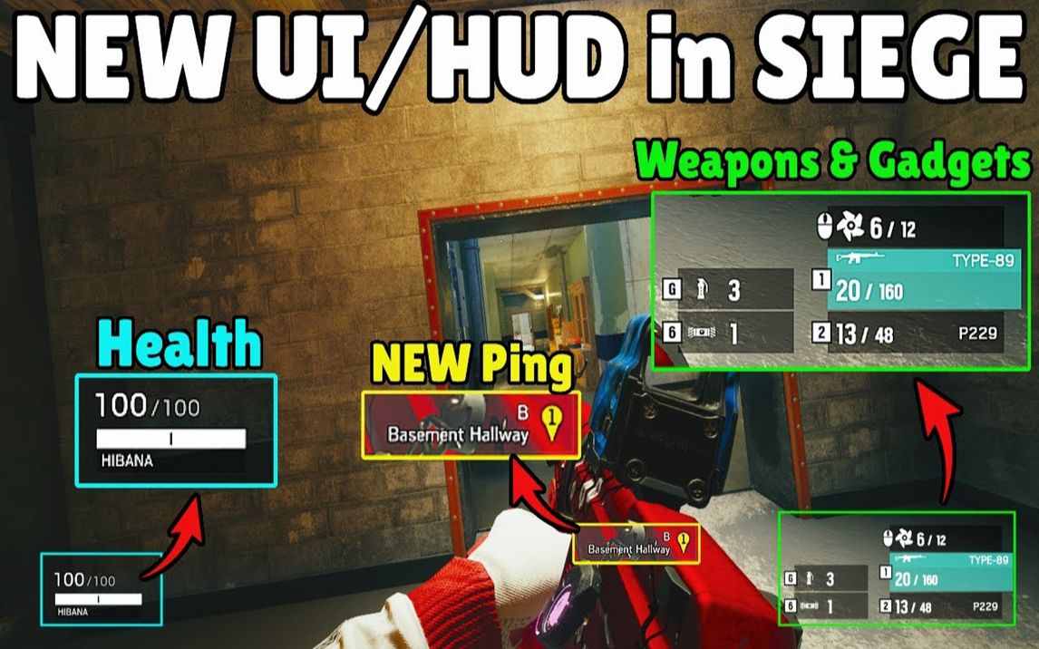 彩虹六号的全新ui以及开启方式rainbowsixsiege