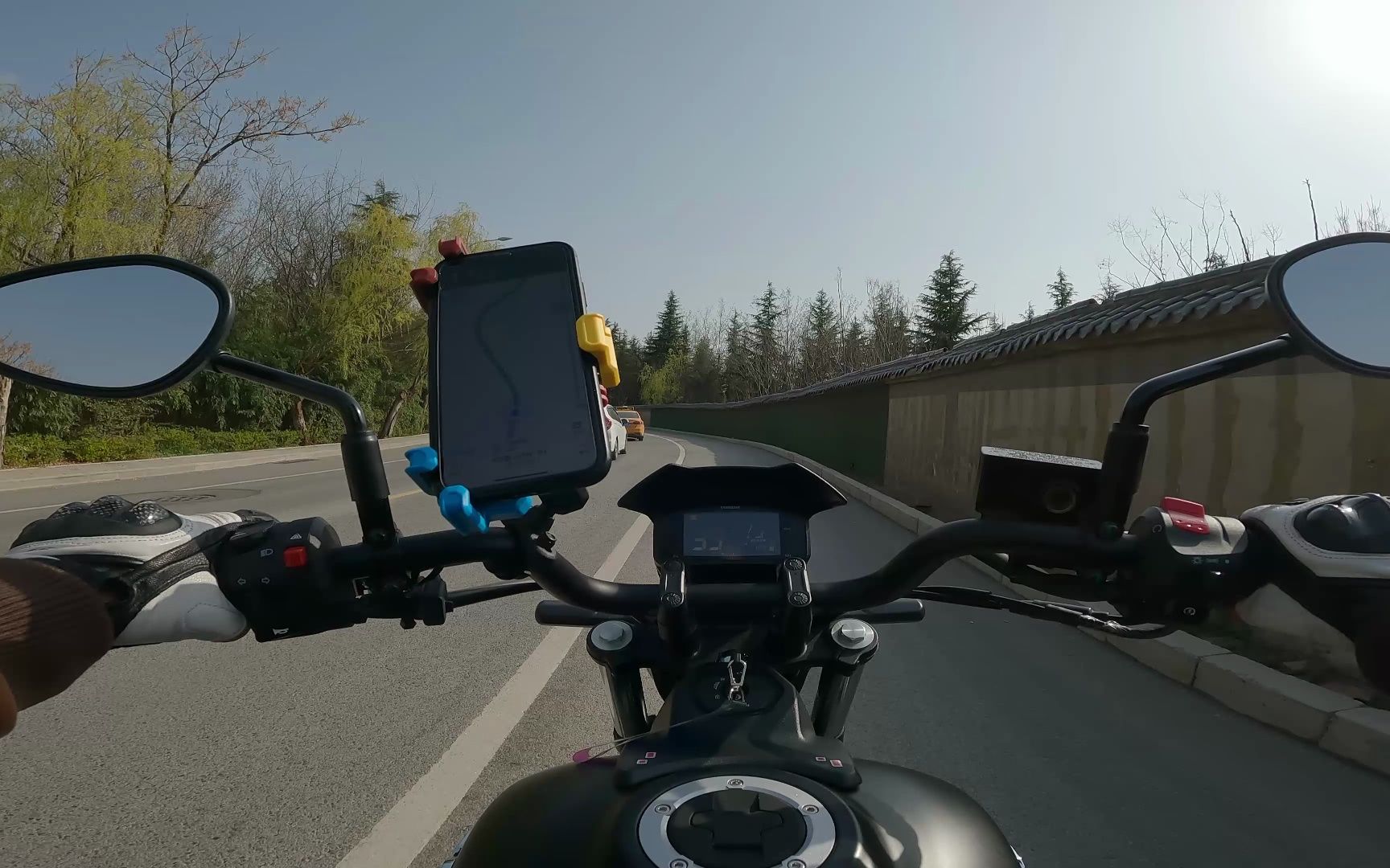 【tr300第一视角骑行】请保证你挡泥板的安全哦