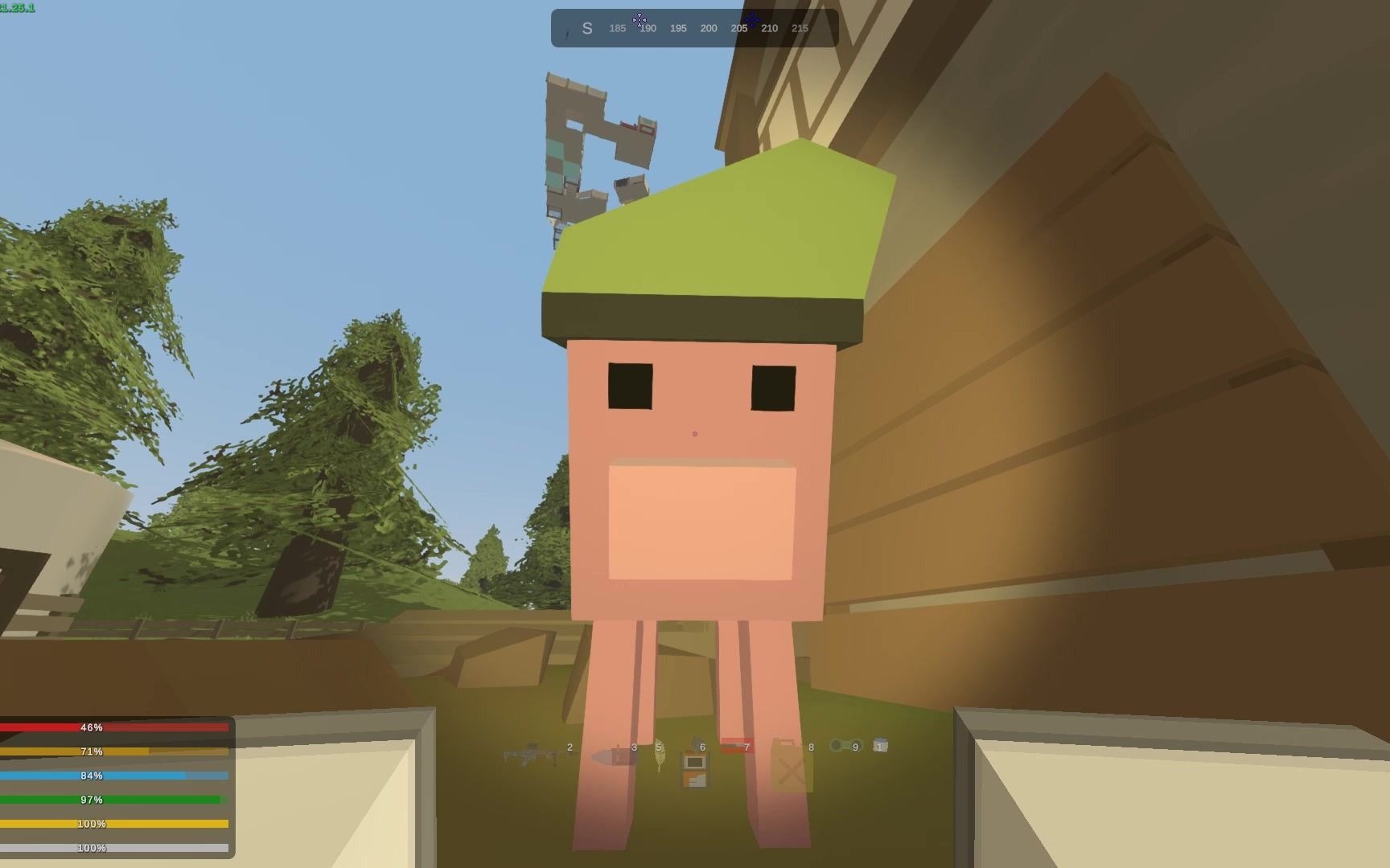 未转变者unturnedelver地图彩蛋带绿色贝雷帽的猪