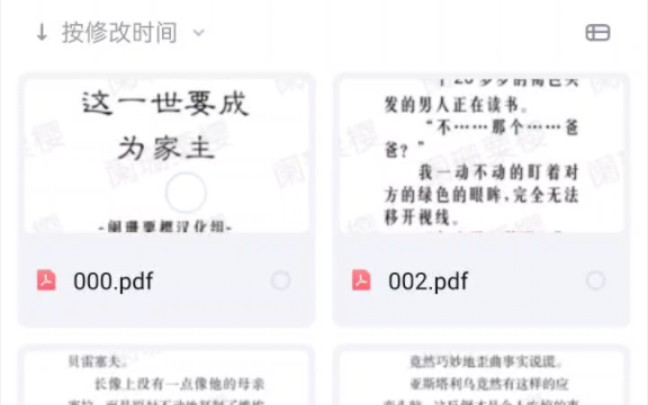 [图]这一世我来当家主小说（人工/机翻完结）