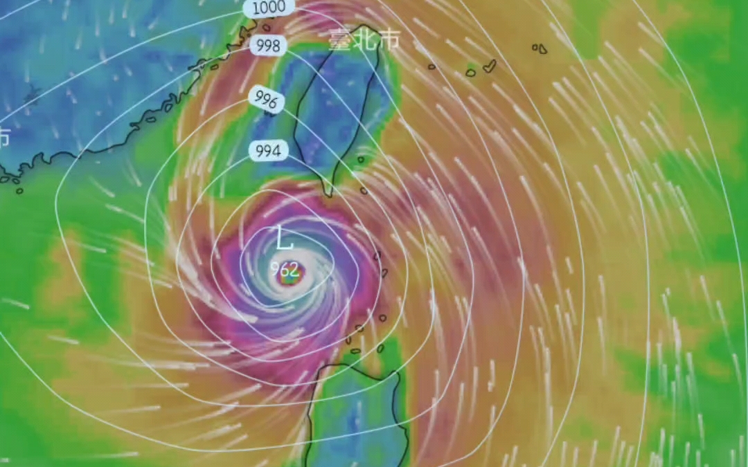 台风杜苏芮ec路径预测 2023.7.24
