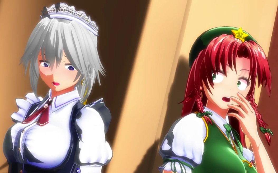 【东方mmd】#35十六夜咲夜的自我防卫【4格风短篇】【世界美咲剧场】