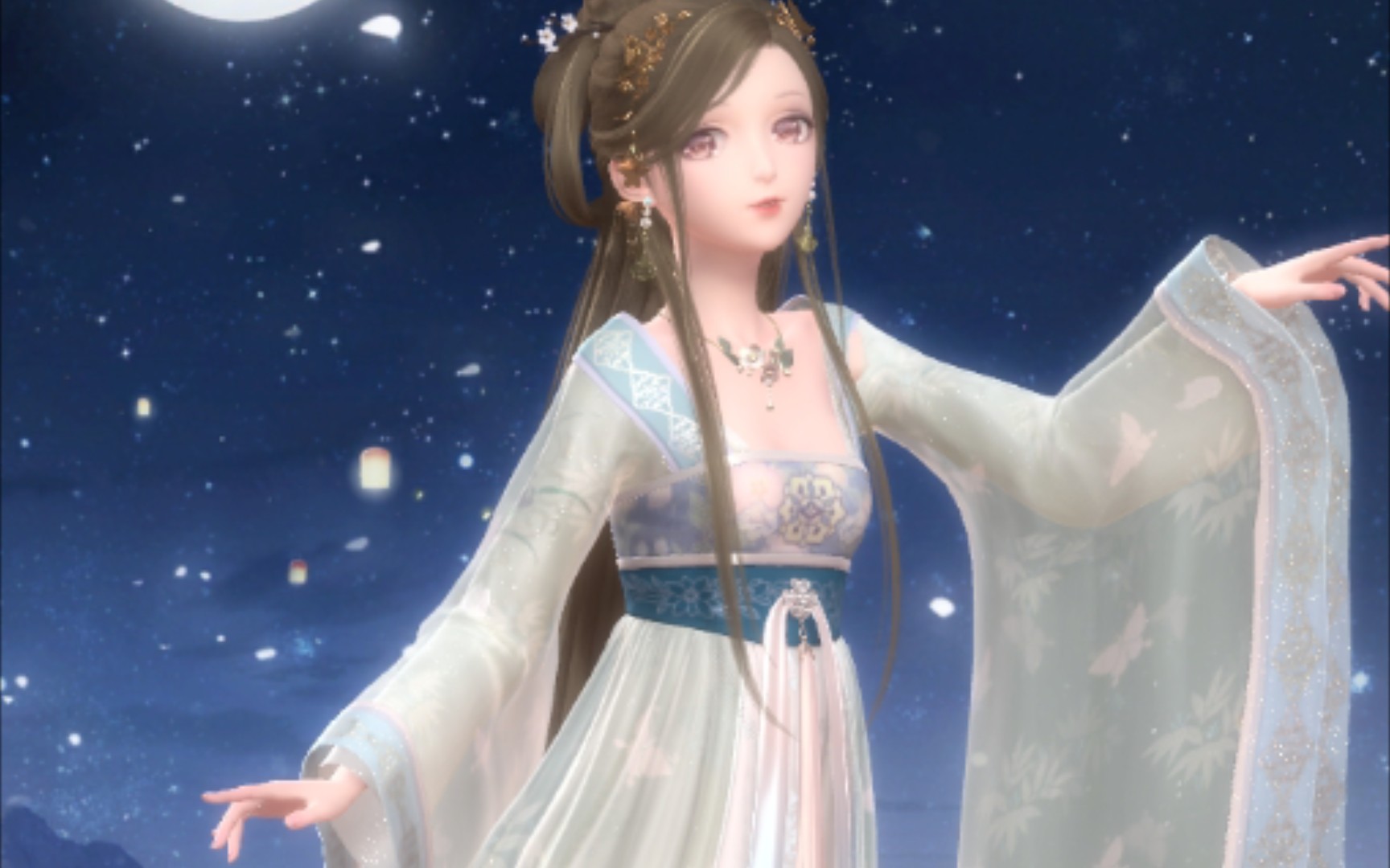 活动作品闪耀暖暖杜若岚纱霓裳锦华