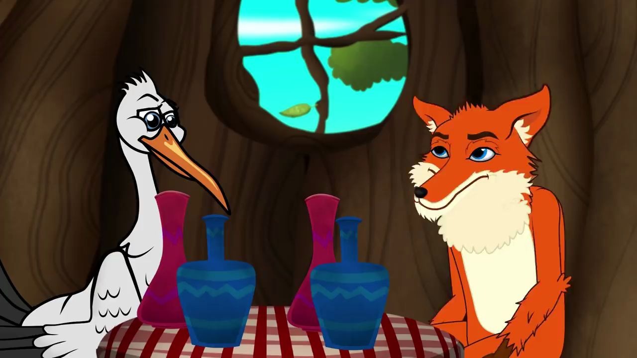 【德语童话】der fuchs und der storch 狐狸和仙鹤——简单动画/德语