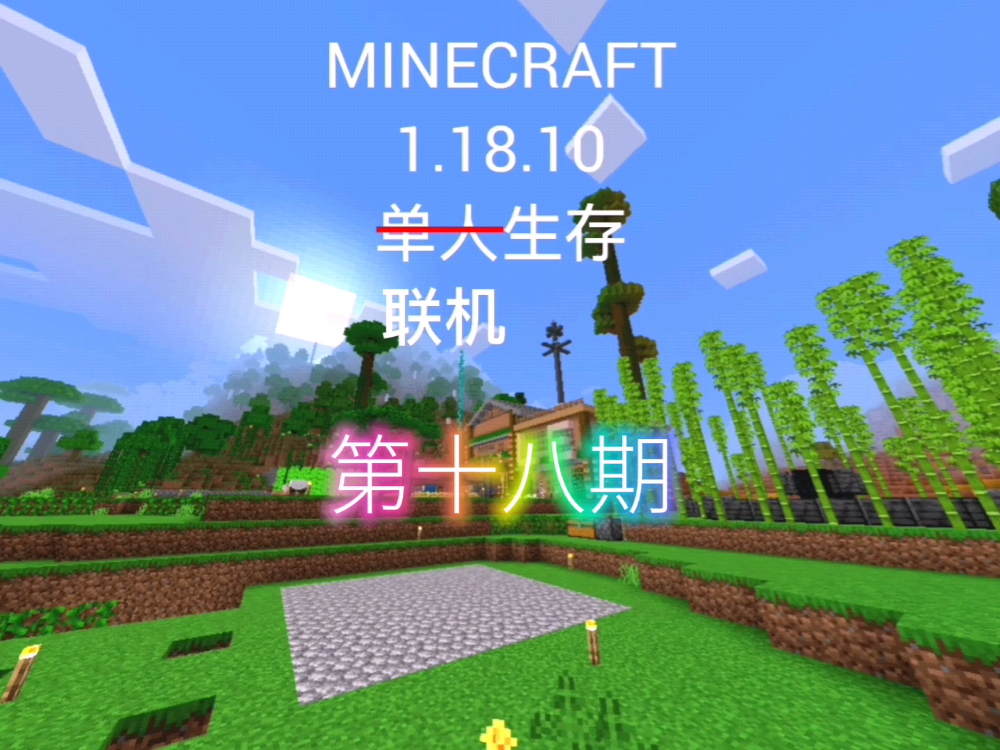 我的世界118原版生存第十八期建造自动甘蔗农场与寻找末地城