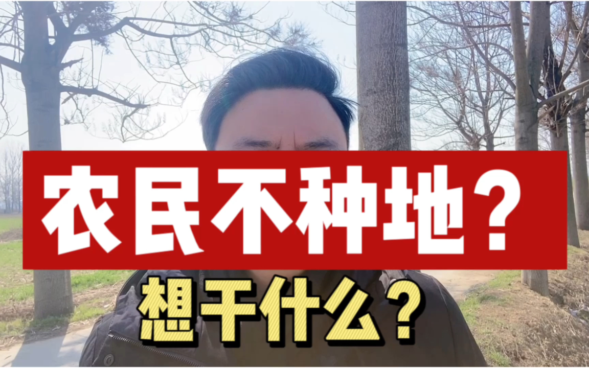 [图]农民不种地，想干什么？