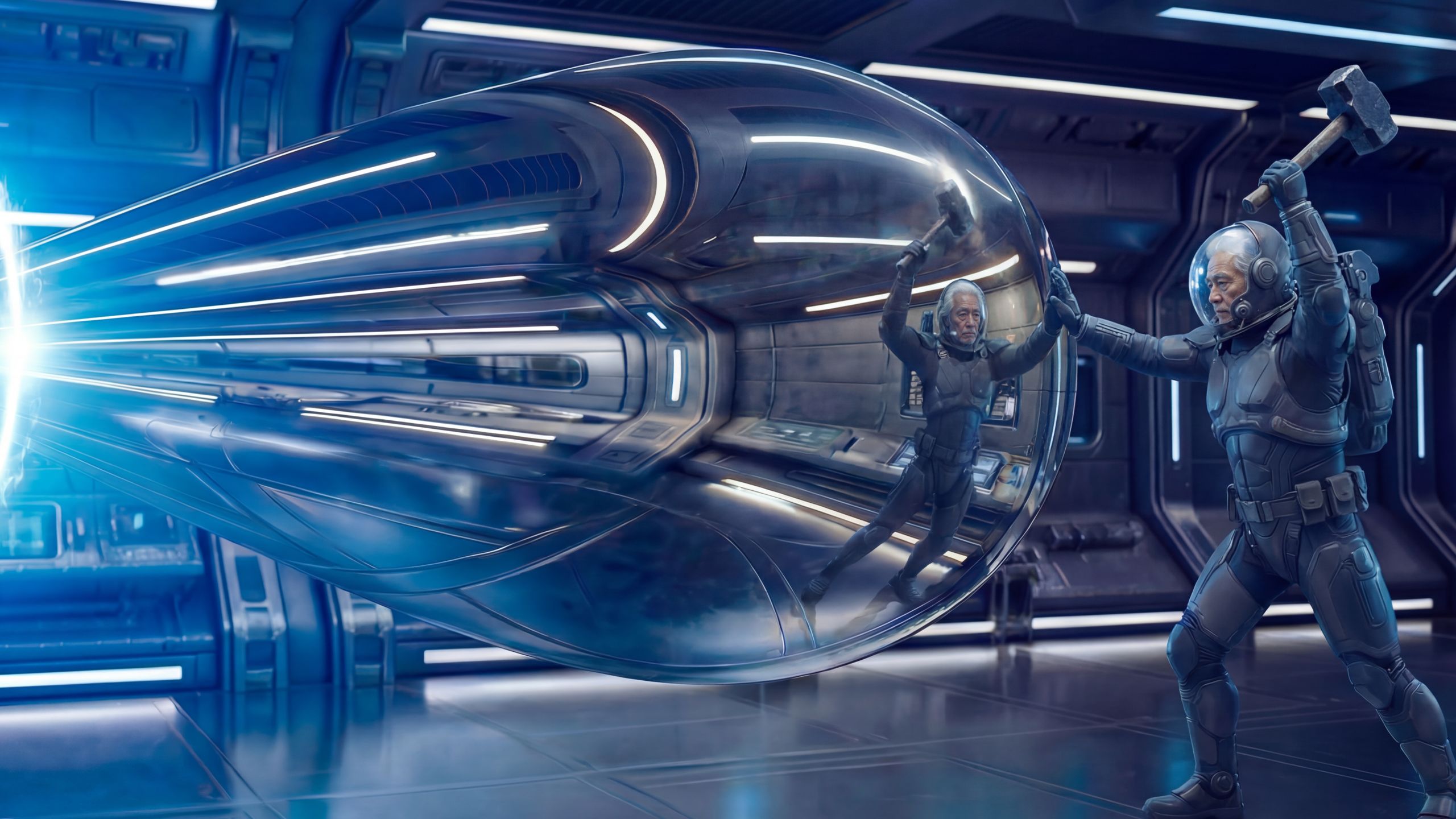 假如丁仪一锤子砸碎水滴