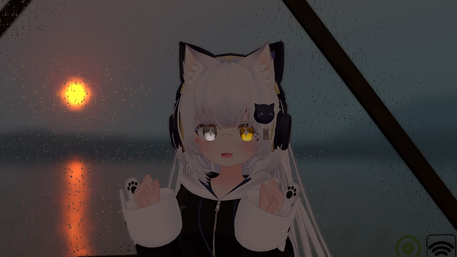 【VRChat桌面壁纸】可爱猫猫摇网络游戏热门视频