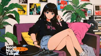 Video herunterladen: _Chill at Home City Night LOFI Playlist Japanese Jazzy hiphop lofi chill beats B