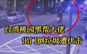 Download Video: 台湾桃园黑帮大佬出门倒垃圾遭伏击 身中6枪死亡