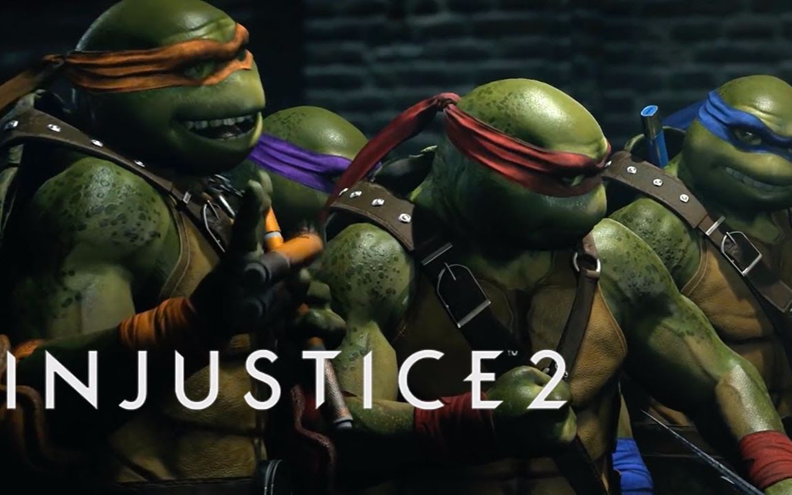 不义联盟2 格斗角色包3:忍者神龟四人组 官方宣传片 1080p_哔哩哔哩