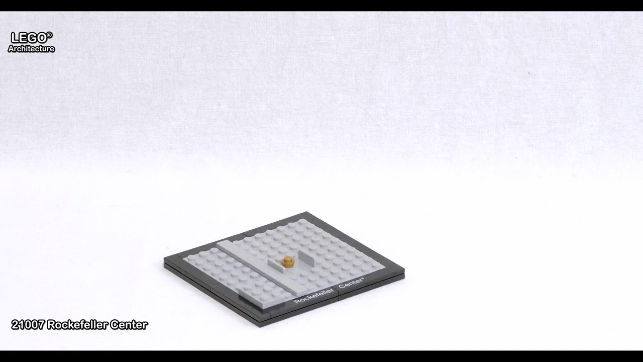 乐高洛克菲勒中心乐高21007乐高建筑定格速度构建视频与评论