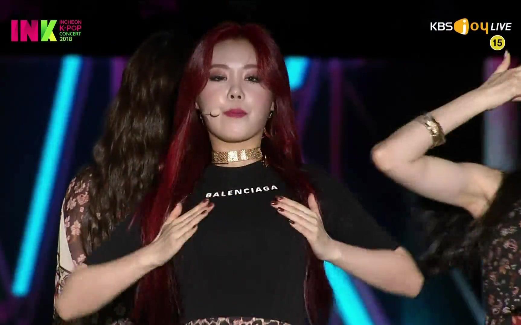 [图][音乐放送出错](G)I-DLE - HANN (Alone) INK INCHEON K-POP 180901