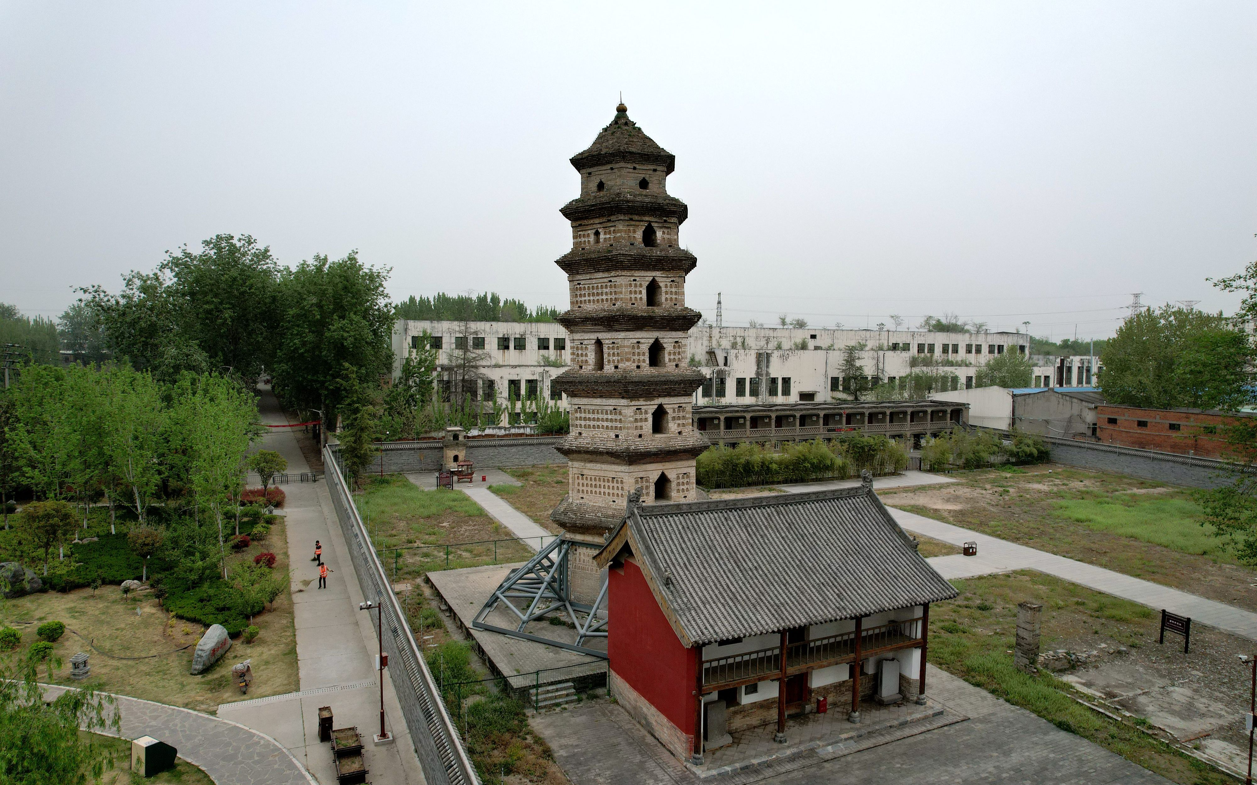 实拍济源延庆寺塔,龙潭边立千年身布千尊佛,供奉佛骨舍利