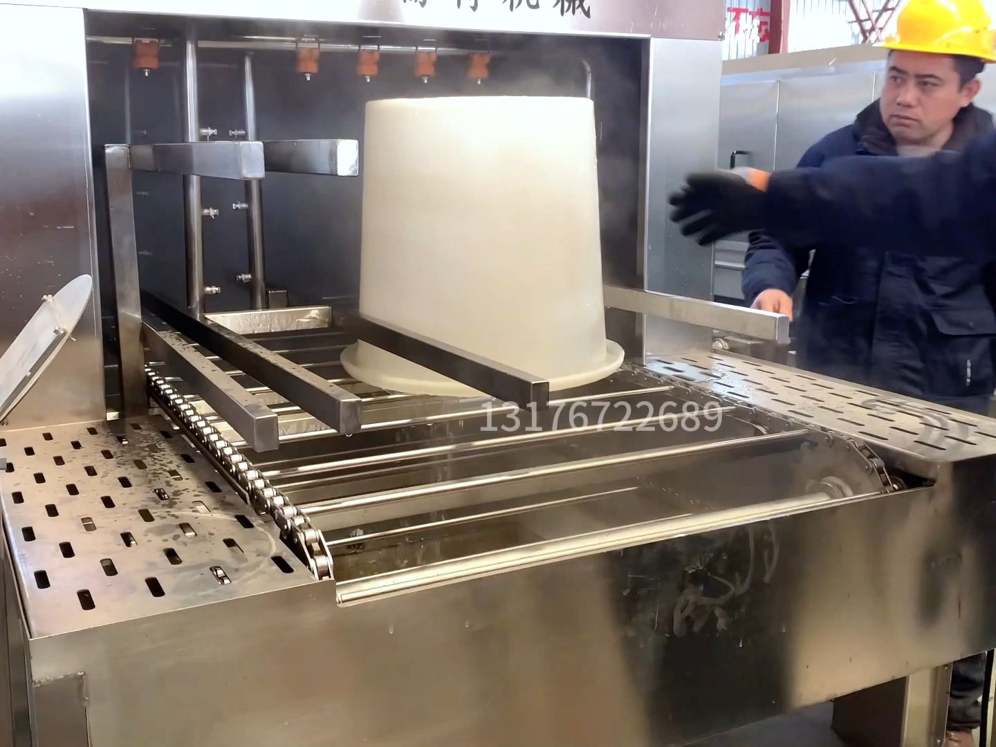 自动洗桶机 化工塑胶周转桶清洗设备