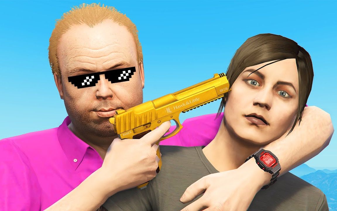 笑到岔气的gta5沙雕&碉堡时刻( #140)_哔哩哔哩bilibili_gtaol